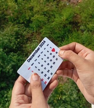 Calender wallet Card